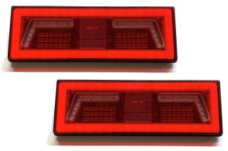 2x lampa LED tylna zespolona NEON TIR kmr 12V 24V