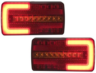 2x lampa LED tylna zespolona neodyn laweta 12V 24V